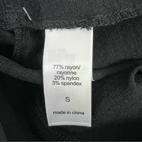 NWT Maurices Women’s Career Pull On Pants Sz Small Black High-Rise Crop Stretch - Picture 8 of 15